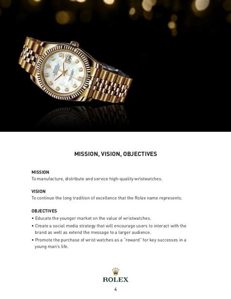 mission rolex|rolex aims and objectives.